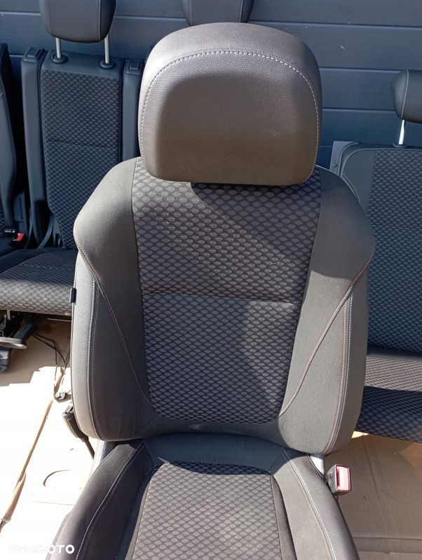 OPEL ZAFIRA C FOTELE KANAPA SIEDZENIA GRZANE PASY TYŁ KOMPLET EUROPA - 5