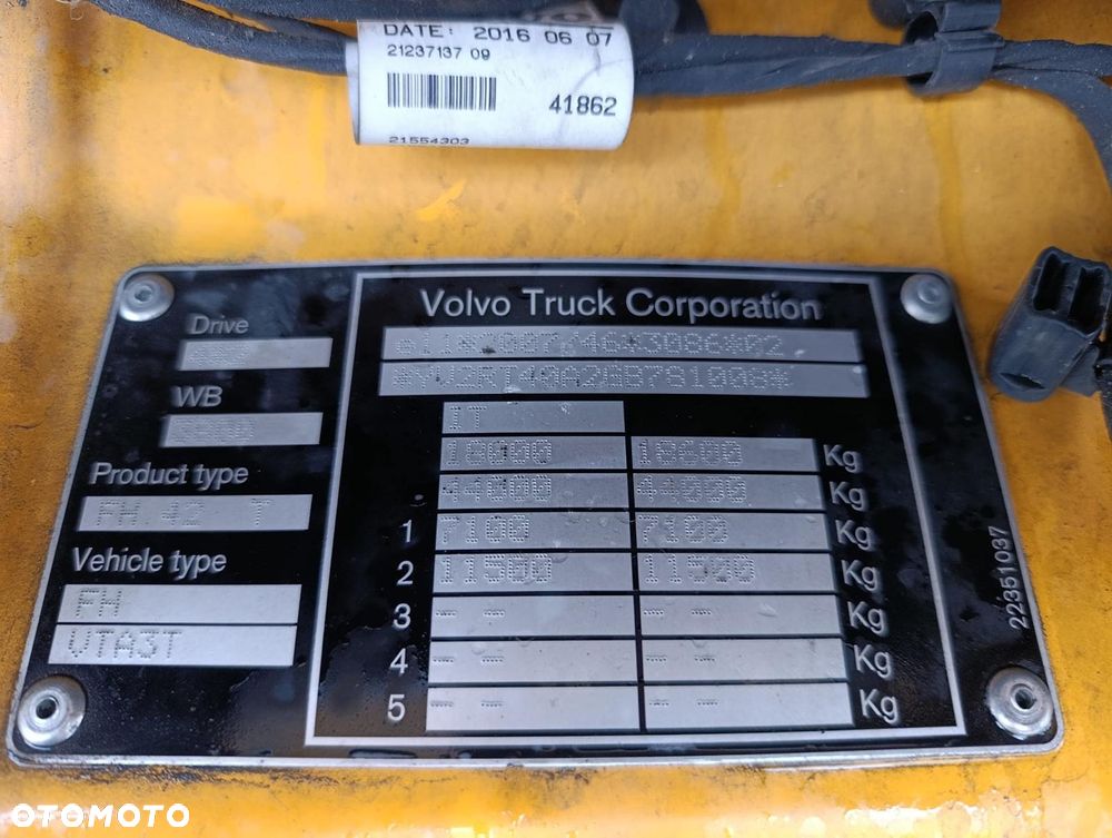 Volvo volvo VH VTA3T - 9