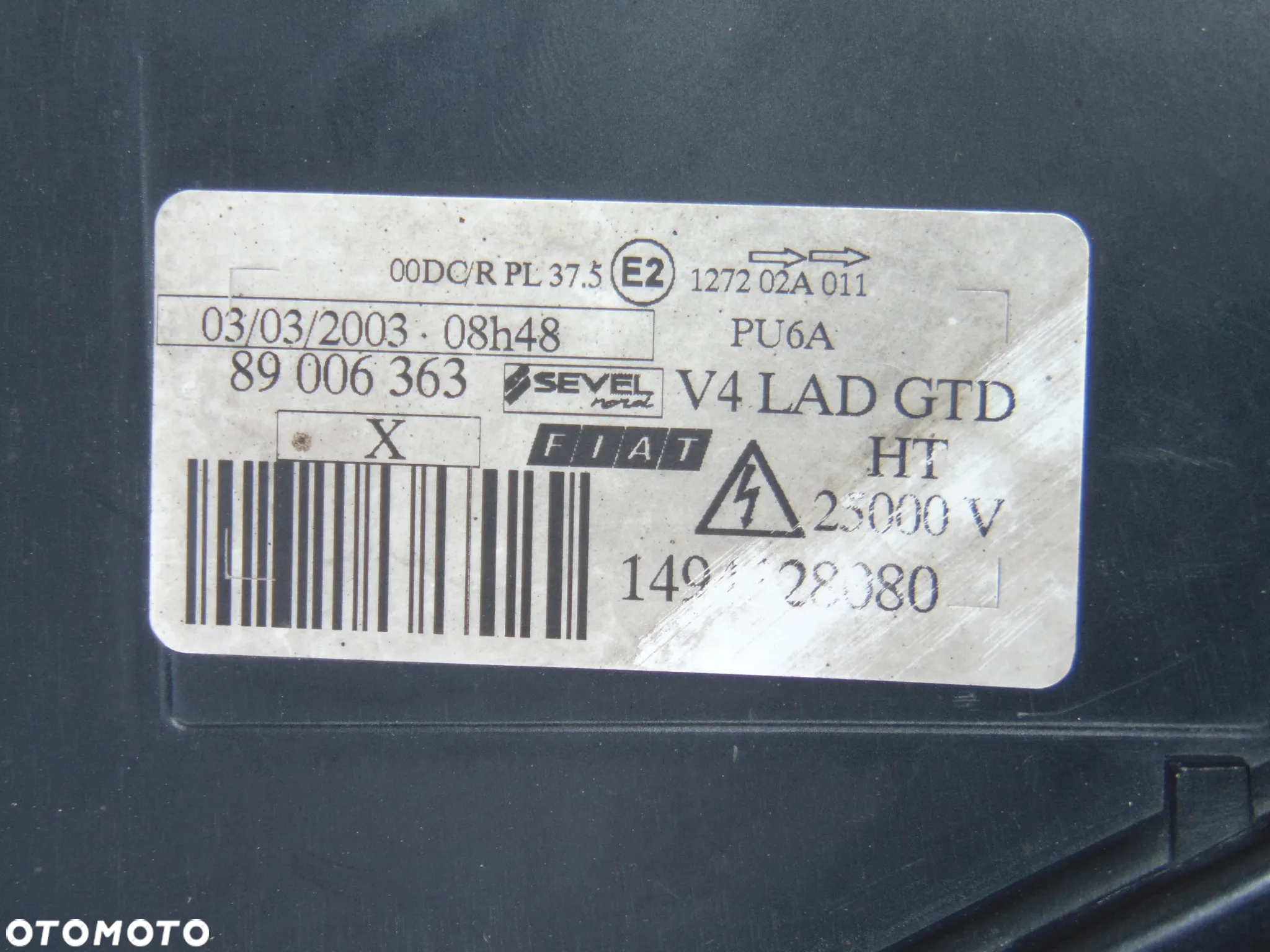 ORYGINAŁ lampa przednia przód lewa xenon ksenen Fiat Ulysse 2 II EUROPA 02-08r - 8
