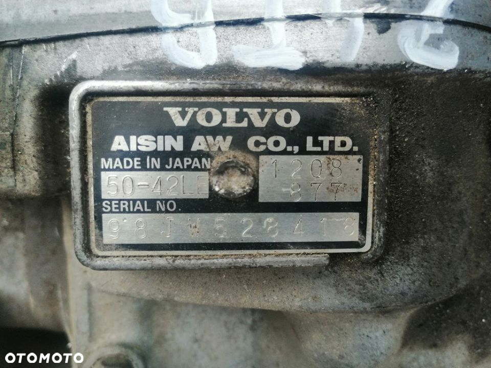SKRZYNIA BIEGÓW AUTOMATYCZNA AUTOMAT VOLVO S80 2.4 TURBO BENZYNA 50-42LE - 2