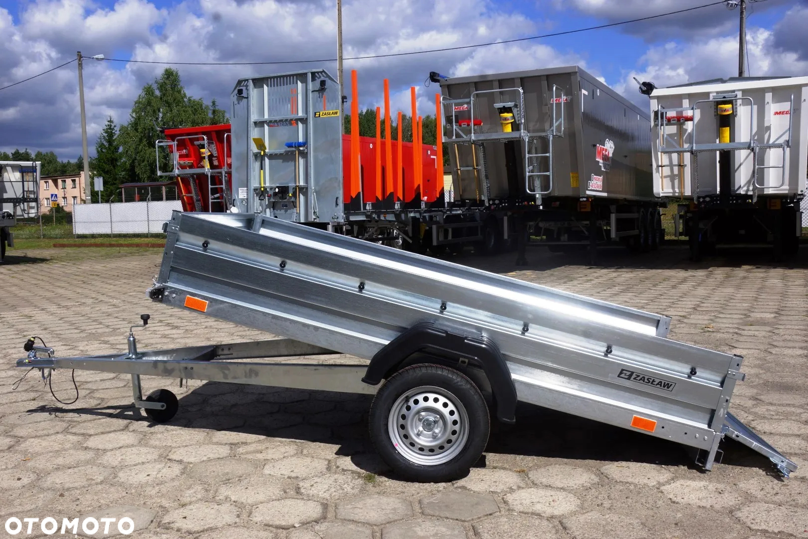 Zaslaw 1 oś, przyczepa towarowa MOCNA I SOLDNA DMC 750 KG - 18