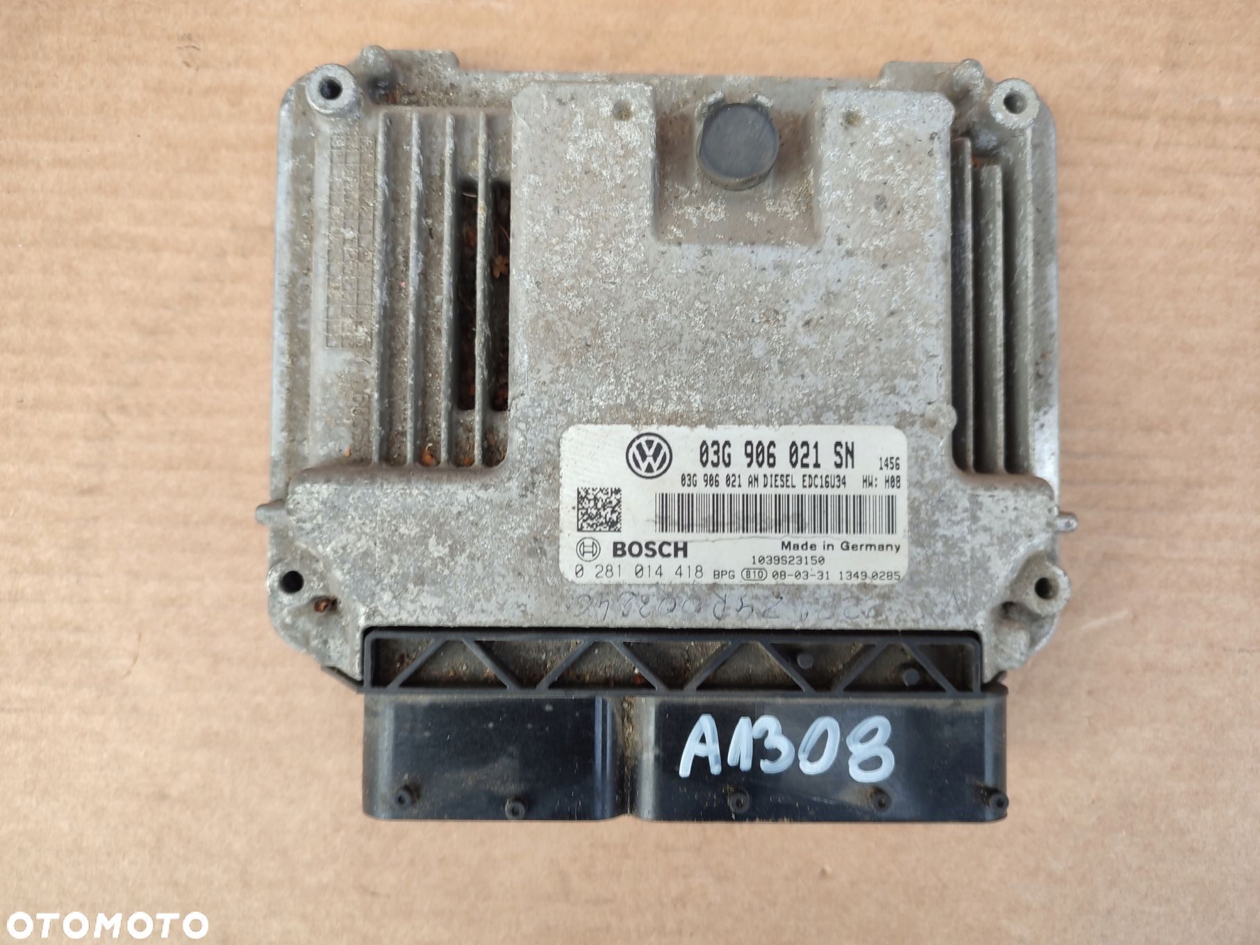 Sterownik komputer silnika SEAT ALTEA XL 2.0TDI 03G906021SN - 1