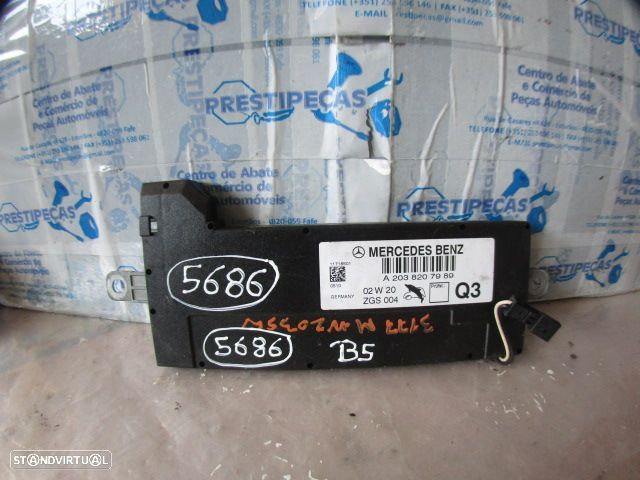Modulo A2038207989 MERCEDES W203 SW 2002 C220CDI 143CV 5P CINZA ANTENA - 1