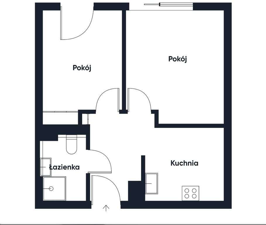 Mieszkanie, 41,31 m², Kraków