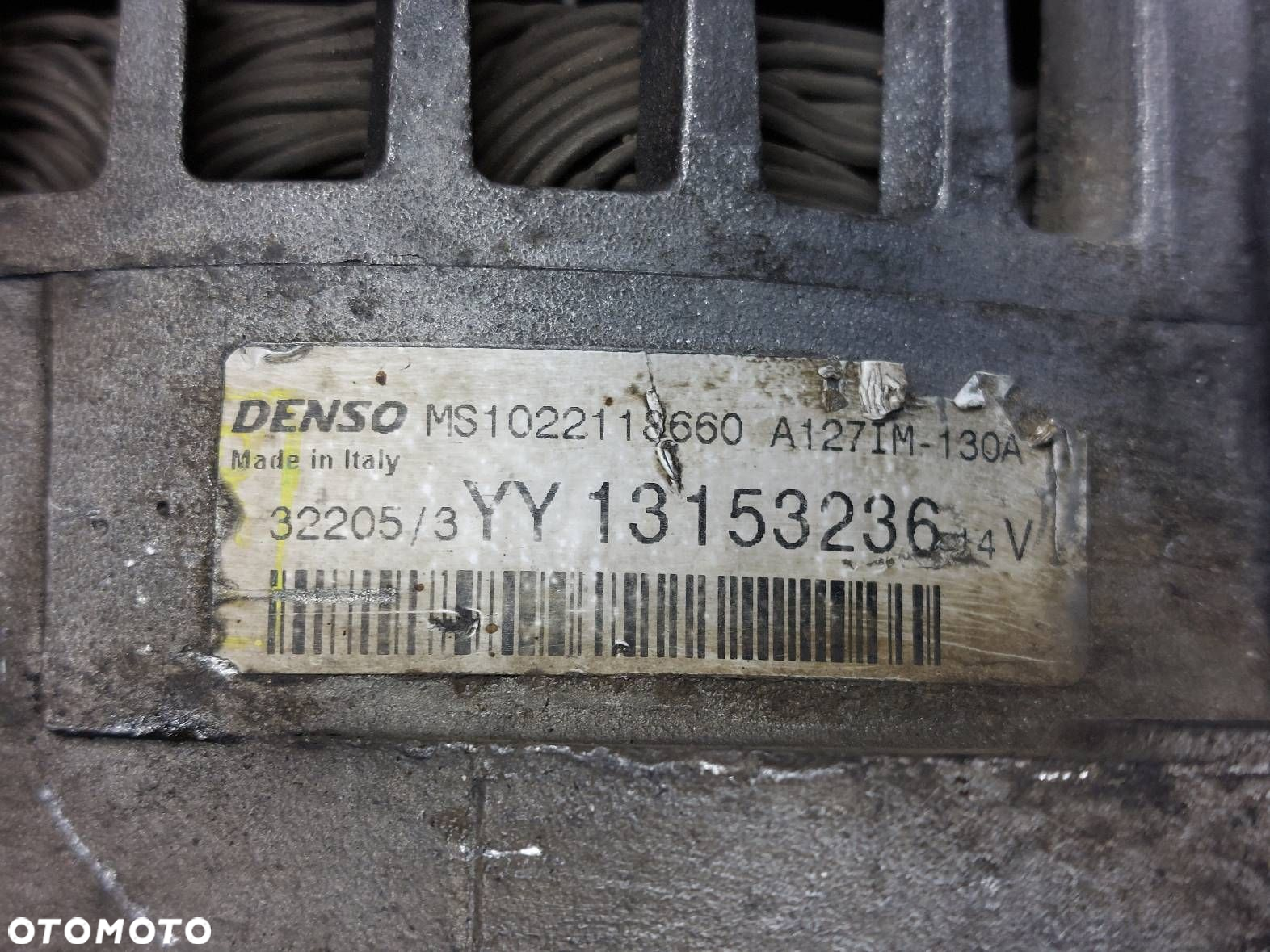 ALTERNATOR OPEL ASTRA H 1.9 CDTI 13153236 - 5