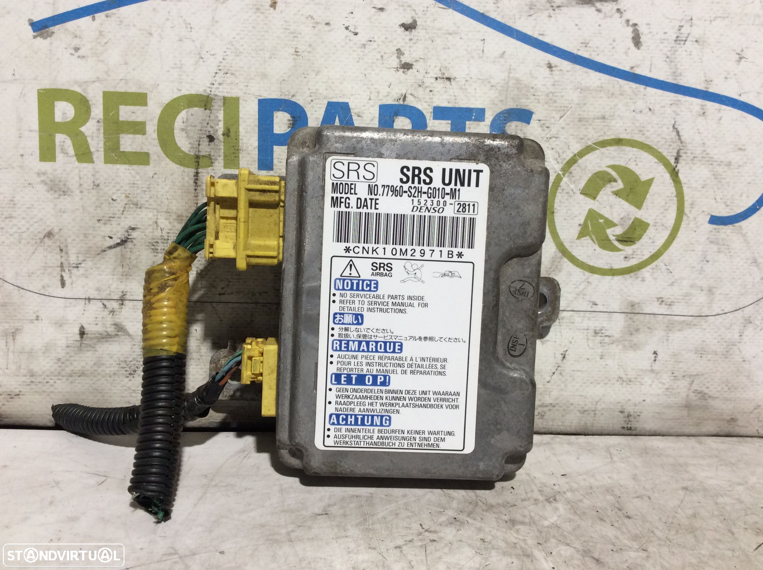 Centralina de airbag Honda HRV Ref. 1523002811 - 1