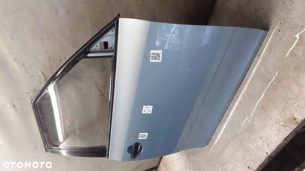 / DRZWI PRZÓD PRZEDNIE PRAWE SKODA FABIA II 2 9452 BŁĘKITNE - 3