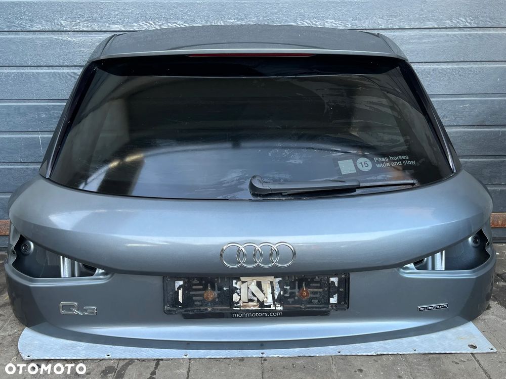 KLAPA BAGAŻNIKA AUDI Q3 8U LX7R S-LINE do założenia w kolor - 2