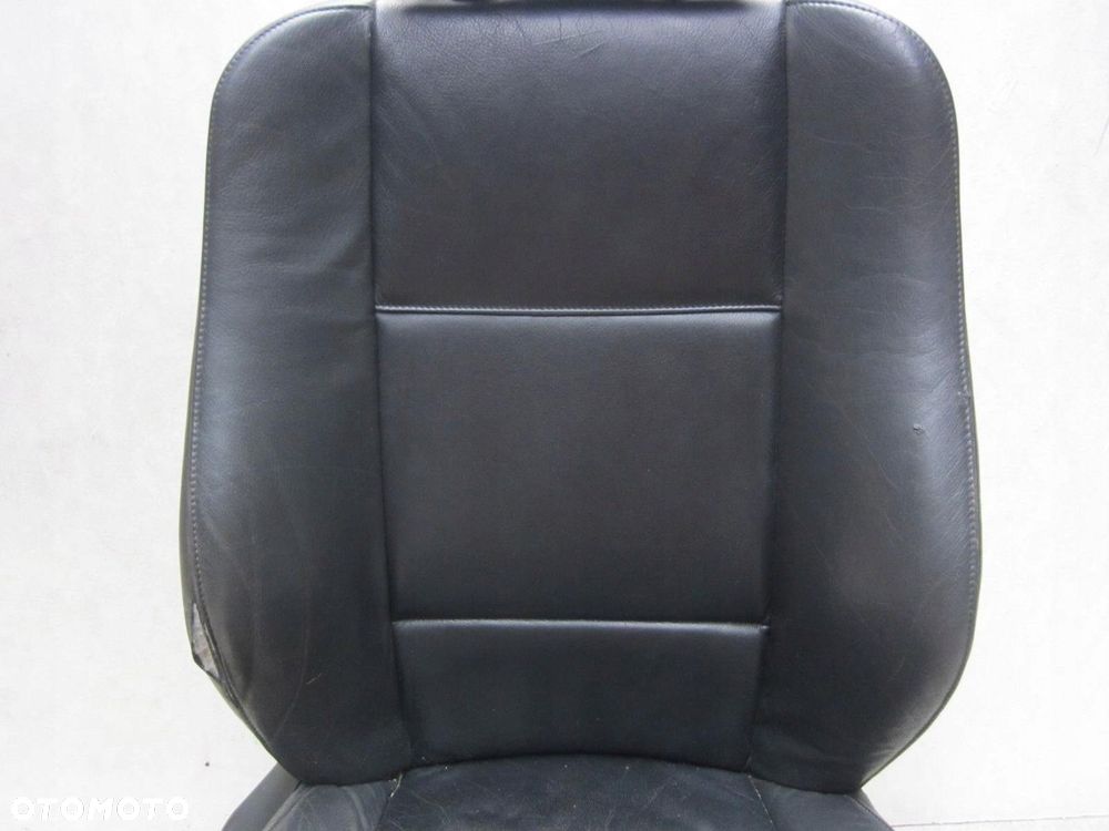 BMW X5 E53 2000-2005 FOTEL PASAŻERA PRAWY SKÓRZANY CZARNO-SZARY - 4