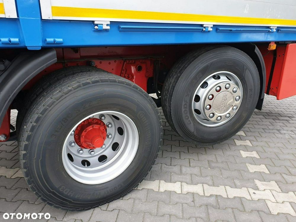 Scania R 400 LB 6x2 HDS Budowlanka Widły Oś Skrętna Super Stan - 9