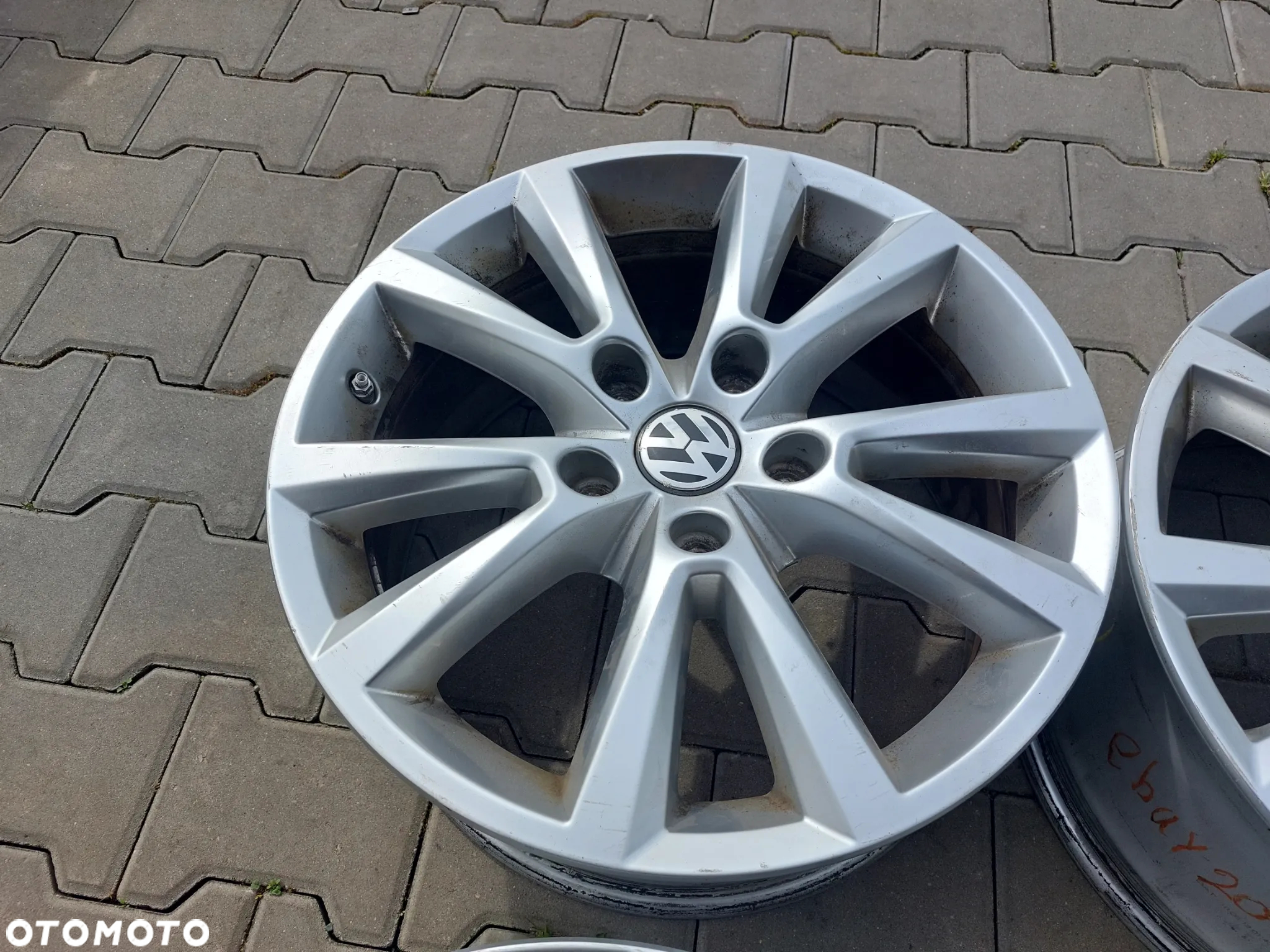 VW TOUAREG II CAYENNE FELGI ALUMINIOWE R18 8J ET53 5X130 PROSTE ! ORYGINAŁ - 5