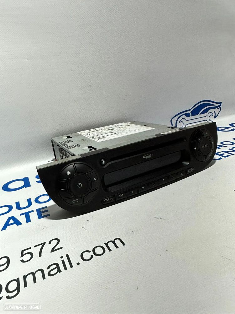 .Auto Radio CD DVD GPS Original FGP Fiat 500 312 2008 - 2017 - 2