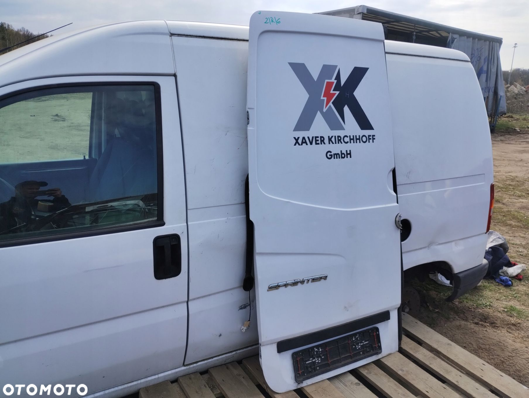 Mercedes Sprinter 906 Drzwi Tylne Tył Lewe Niskie - 3