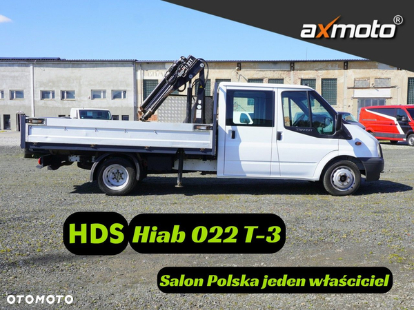 Ford Transit HDS Hiab 022 T-3 Mocny/podpory Auto Salon Polska jeden Właściciel