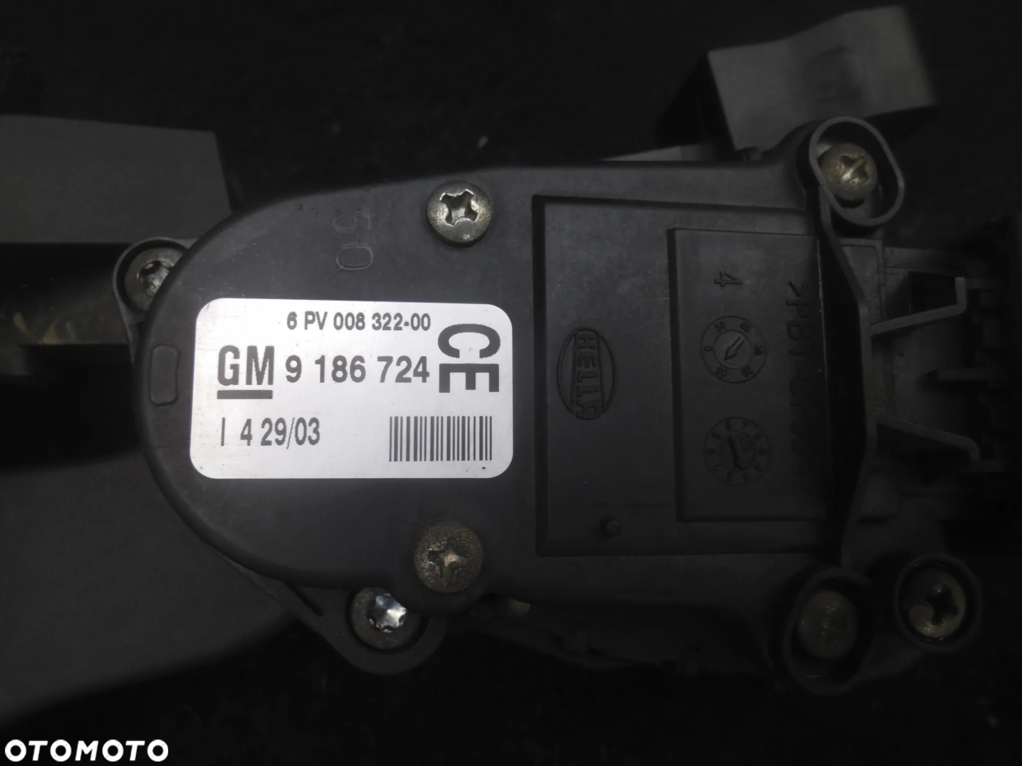 POTENCJOMETR PEDAŁ GAZU VECTRA C SIGNUM 9186724CE EUROPA POSIADAM 3 SZT - 5