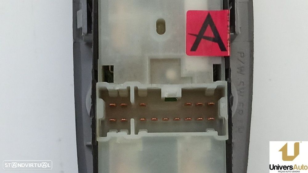 COMANDO ELEVADOR FRENTE ESQUERDO NISSAN ALMERA TINO (V10M) ACENTA - 2