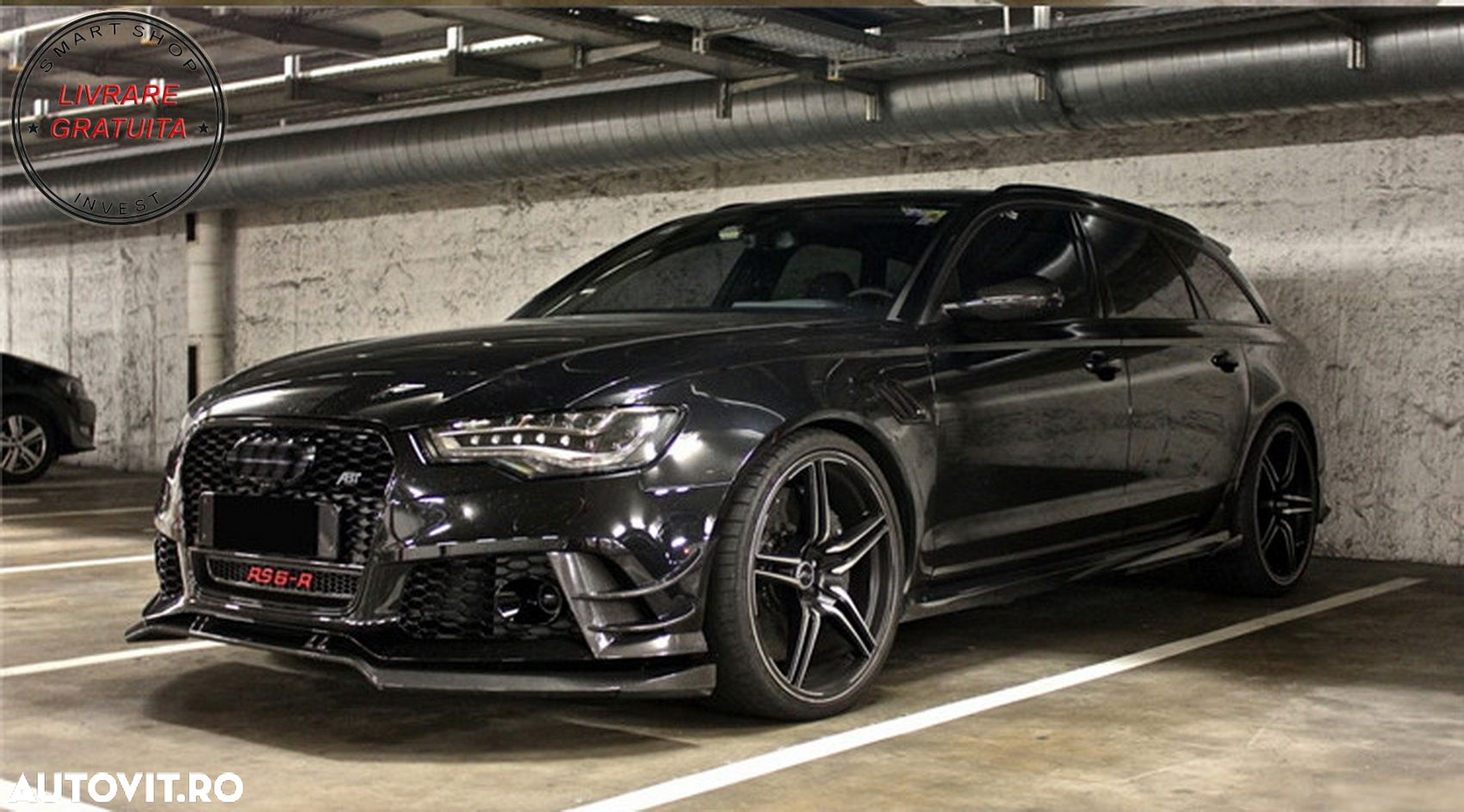 Prelungire Bara Fata Audi A6 C7 4G RS6 (2011-2018) Carbon- livrare gratuita - 12