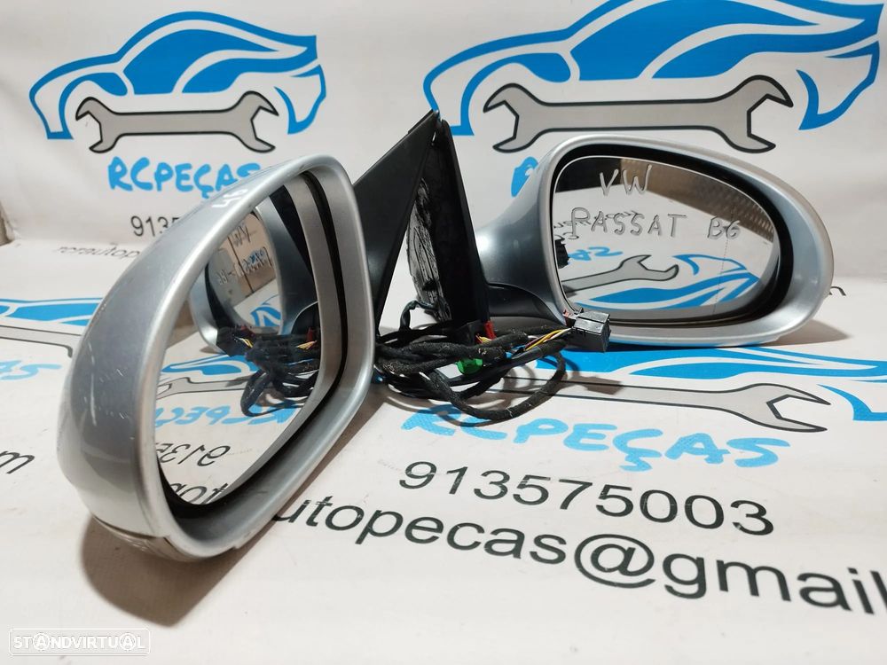 ESPELHO RETROVISOR ESQUERDO DIREITO VW VOLKSWAGEN PASSAT B6 3C1857507DP 3C1857507 3C1857508DM 3C1857508 ELETRICO AQUECIDO ESPELHOS RETROVISORES - 3