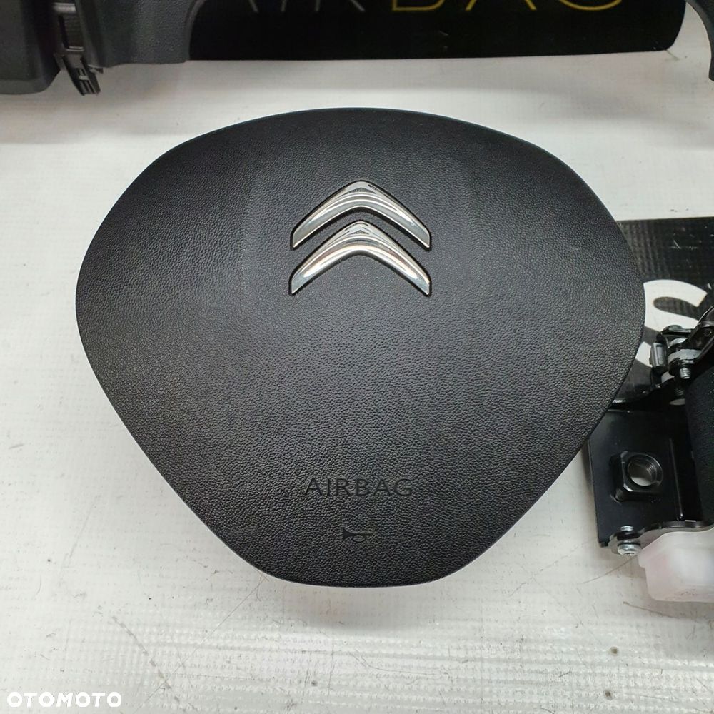 CITROEN C1 DESKA ROZDZIELCZA KONSOLA KOKPIT PULPIT PODUSZKI AIRBAG AIR BAG PASY KIT SET - 5