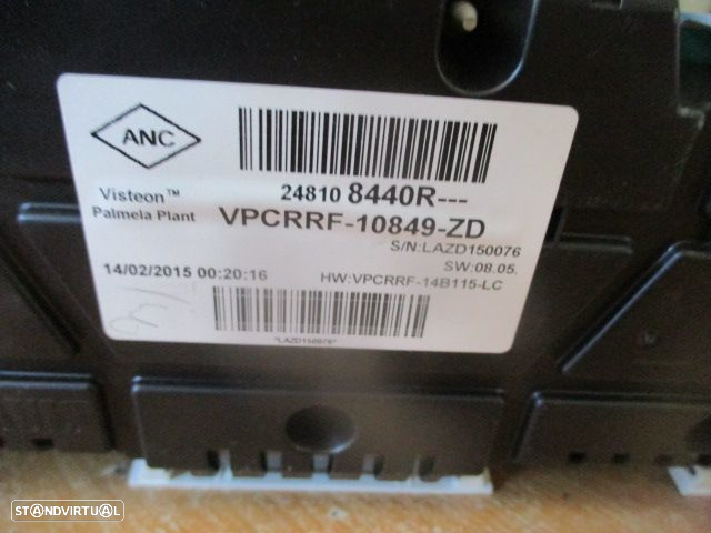 Quadrante 248108440R RENAULT CLIO 4 2015 1.5Dci KM/H Digital - 4