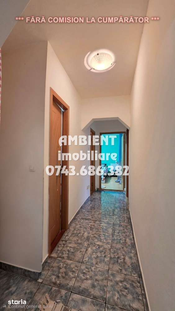 Apartament cu 3 camere, mobilat si utilat, etaj 3, VASLUI zona CENTRU — fotografia 2
