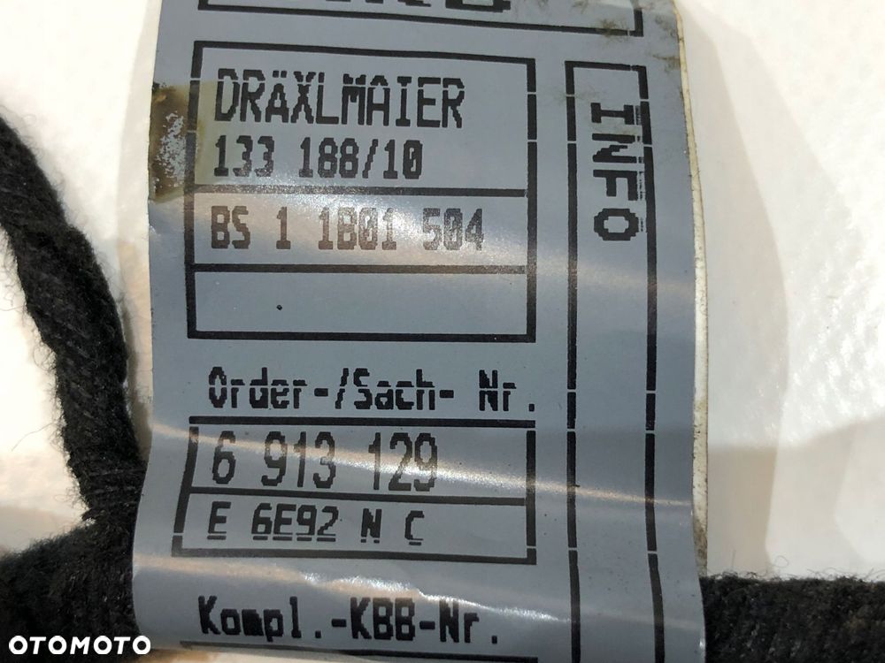 bmw 7 e65 wiązka elektryczna drzwi podświetlenie - 4