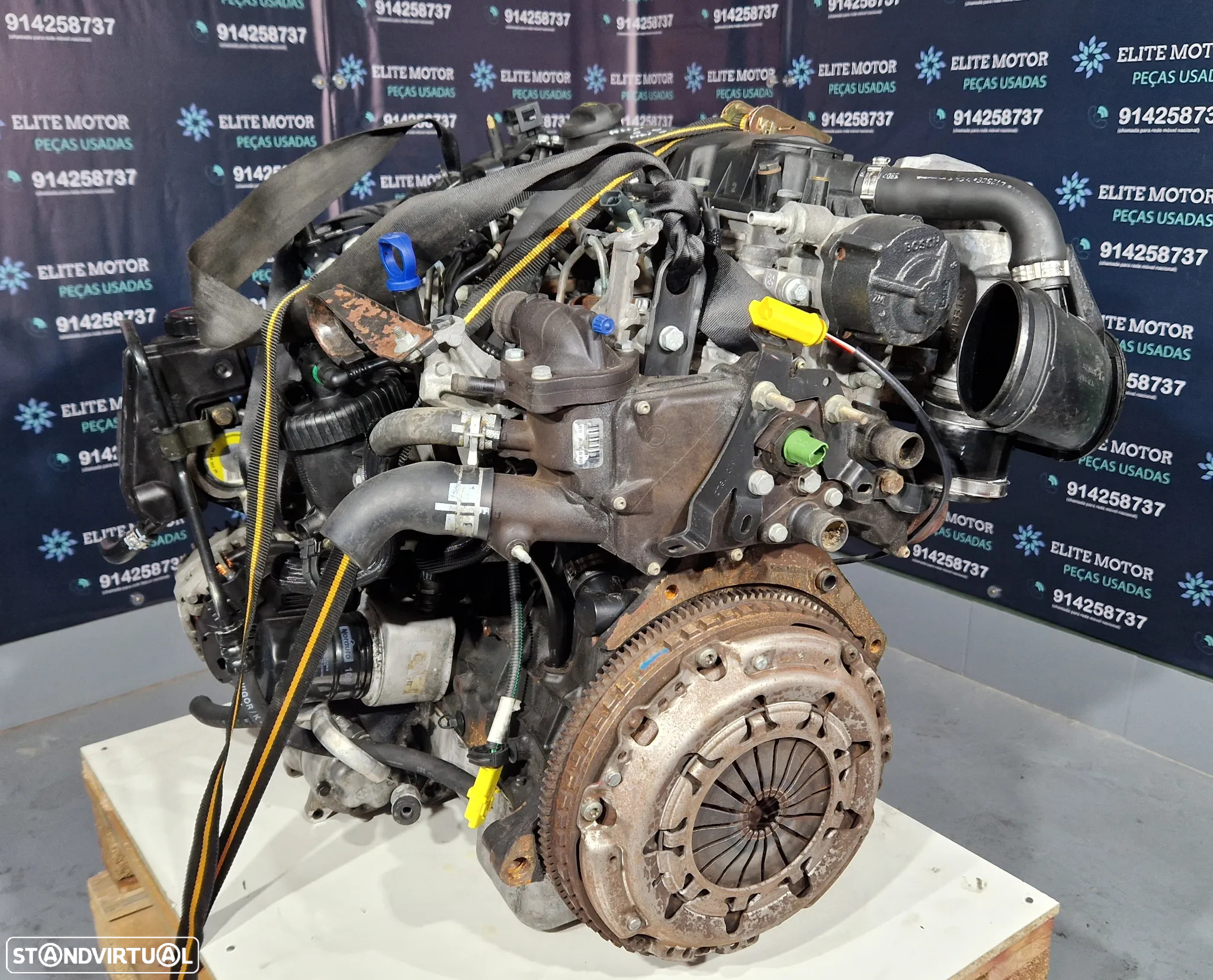 Motor usado RHY PEUGEOT PARTNER 2.0 HDI 90CV BOSCH BERLINGO XSARA 206 307 406 - 9
