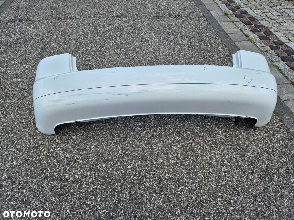 vw touran I zderzak tył tylny czujniki pdc LB9A  biały - 4