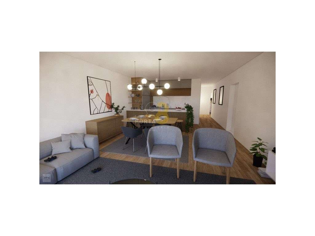Apartamento T2 com terraço no centro de Matosinhos - Grande imagem: 4/20