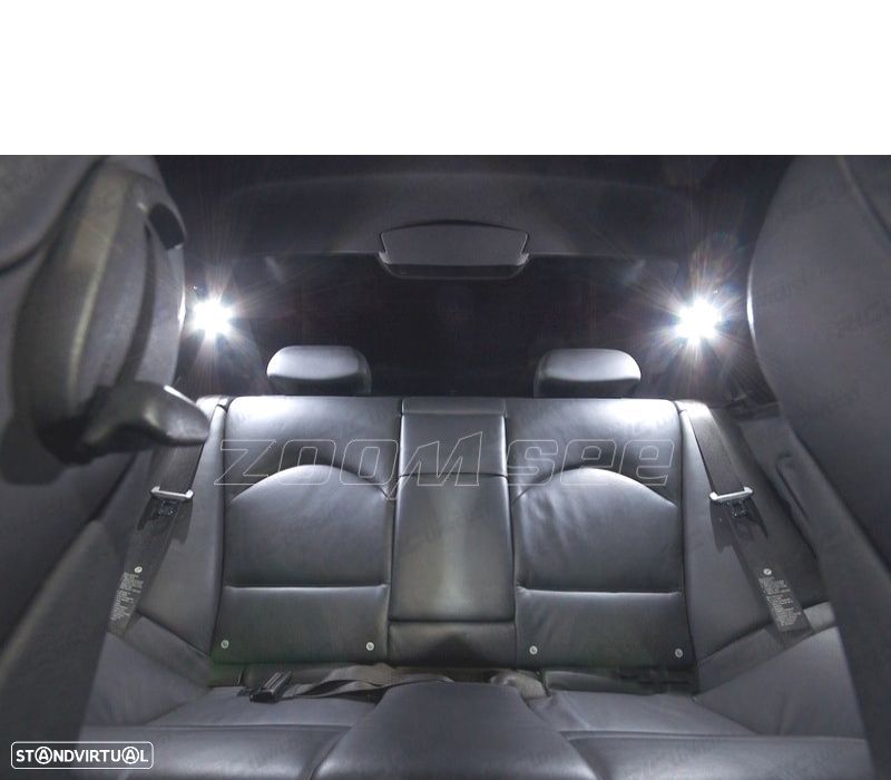 KIT 14 LAMPADAS LED INTERIOR PARA BMW SERIE 3 E46 SEDAN COUPE 323IS 325I 325XI 328I 330I 330XI 325CI - 5