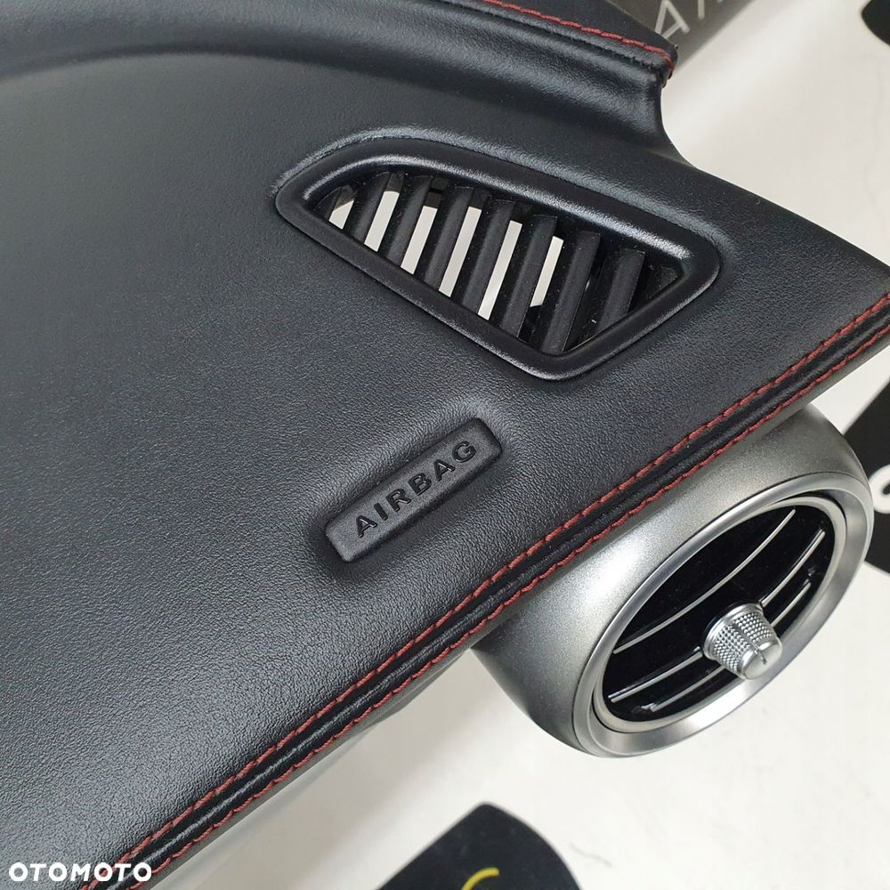 MERCEDES C63 W205 NAPPA DESKA ROZDZIELCZA KONSOLA KOKPIT PULPIT PODUSZKI AIRBAG AIR BAG PASY KIT SET - 6