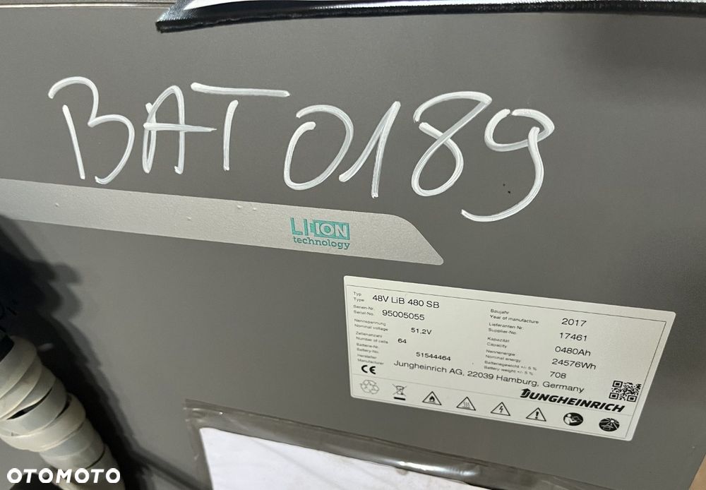 Bateria do wózka widłowego Linde Jungheinrich Still 48 V 480 Ah ID BAT0189 - 6