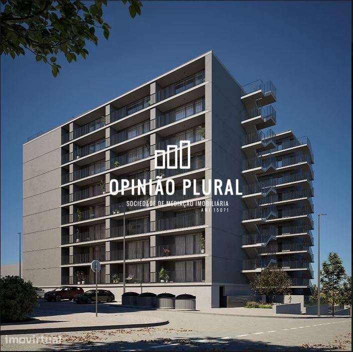 T2 Novo c/ Terraço, Varanda e Garagem | Monte da Virgem Flats - Grande imagem: 3/9