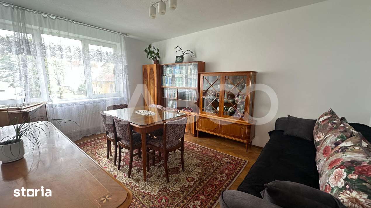 Apartament 2 camere decomandat 45 mpu mobilat zona Terezian Sibiu — fotografia 1