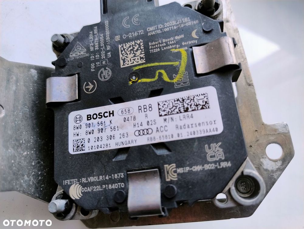 radar moduł sensor audi a4 b9 8w 8w0 8w0907561k - 4