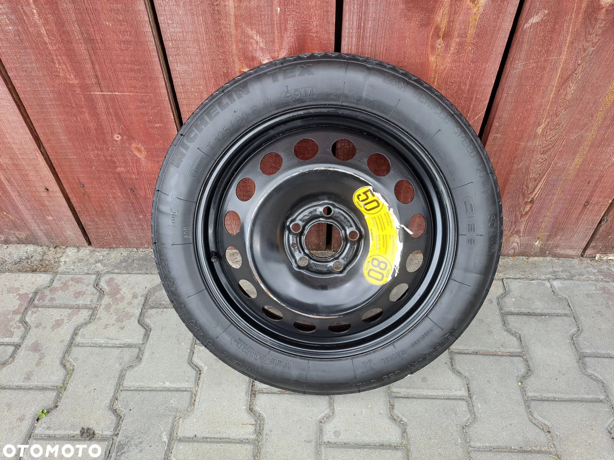 Koło dojazdowe 17" VOLVO S60II S80II V70III  XC70II 9209872 - 1