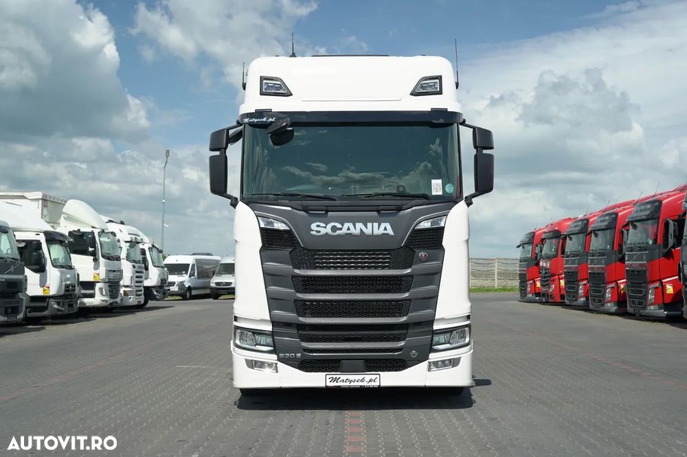 Scania S 530 / V8 / RETARDER / MEGA KIT / PLATĂ JOSĂ + KRONE / PUNTE RIDICATĂ / SAF - 7