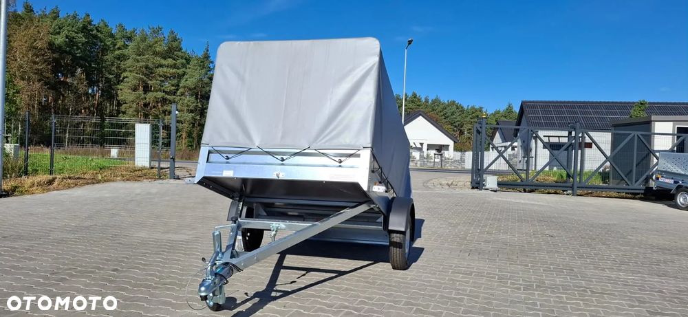 Neptun DOSTAWA Przyczepka 236x129x110cm N7-236 ptw Lekka przyczepa jednoosiowa ze stelażem i plandeką h-110cm! UCHYLNA!GN128 - 13
