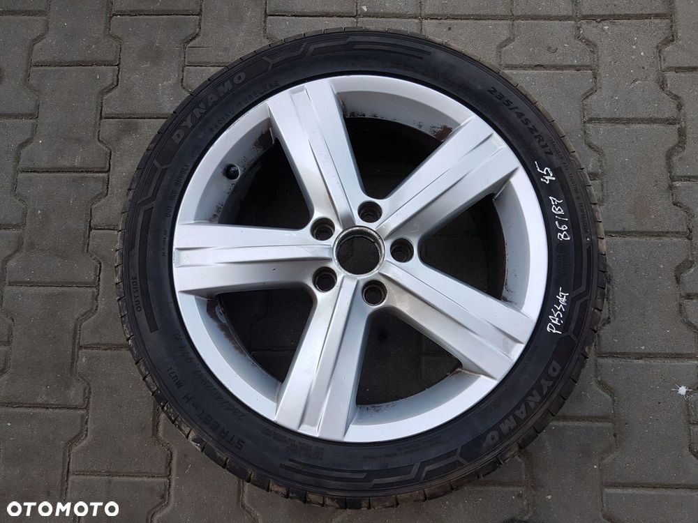 VW PASSAT B7 10-14r CC FELGA ALUMINIOWA 17 5X112 3AA601025E KOŁO ZAPASOWE