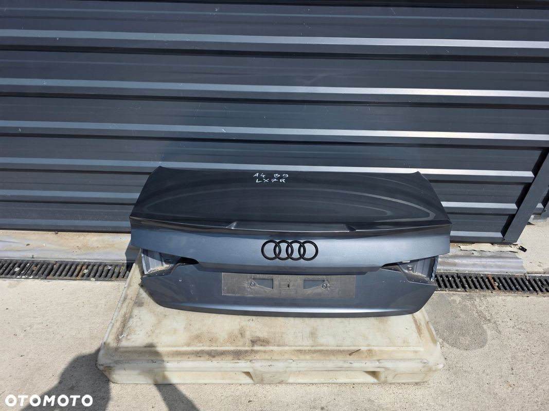 KLAPA TYLNA TYŁ Z LOTKĄ AUDI A4 B9 SEDAN 2016-2019 LX7R ! - 1