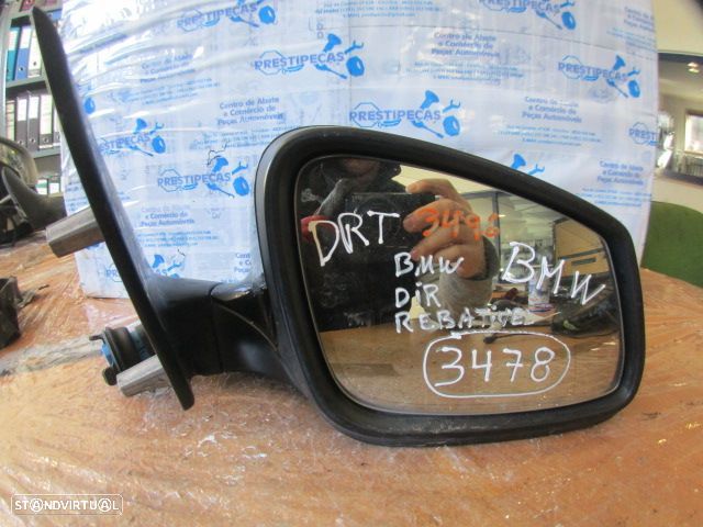 Espelho F01531229931P E1021141 BMW SERIE 5 F10 FASE 1 2012 525 XDRIVE 2.0D 4X4 218CV 4P PRETO DRT REBATÍVEL 3 PINOS - 1