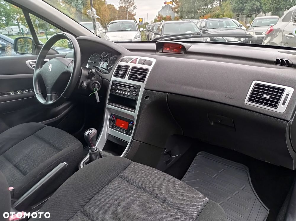 UWAGA ! 2007 PEUGEOT 307SW LIFT HDI 110PS SZKLANY DACH 7 OSOBOWY+MAMY 2 EGZ BENZYNA - 7