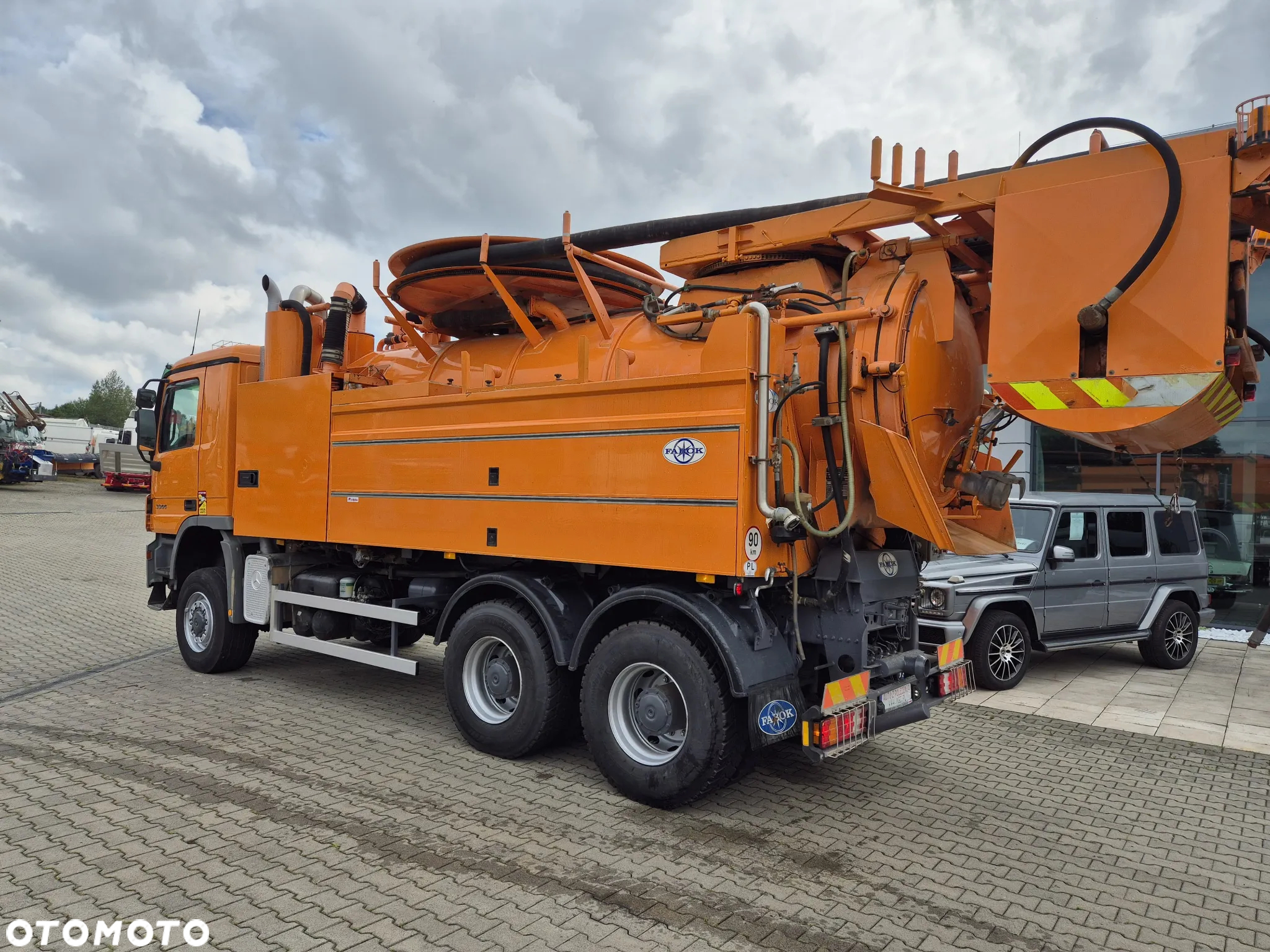 Mercedes-Benz ACTROS 3344 A 6X6  / 6X6 / WIEDEMANN KW 3000 / WÓZ ASENIZACYJNY / UNIKATOWA ZABUDOWA / SERWISOWANY /  PIERWSZY WŁAŚCICIEL / 8000L - 6000L / - 11