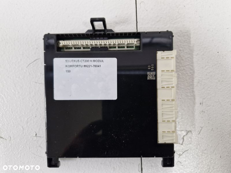 LEXUS CT200 H MODUŁ IMOBILAIZERA 89221-76041 - 5