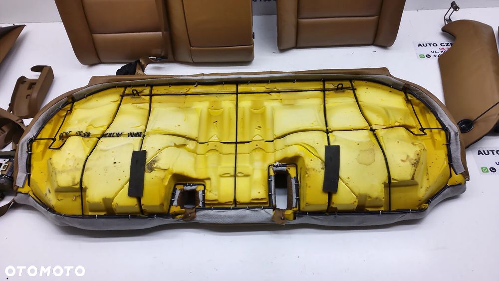 Audi A6 C6 Sedan Kanapa Oparcie Boczki Pasy Brąz - 4