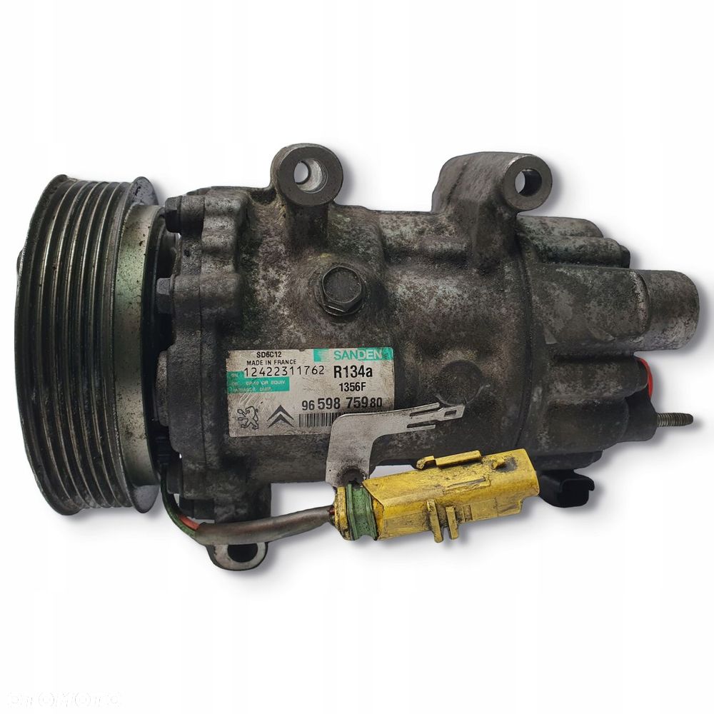 SPRĘŻARKA KLIMATYZACJI Peugeot 307 2.0 HDI 9659875980 - 3