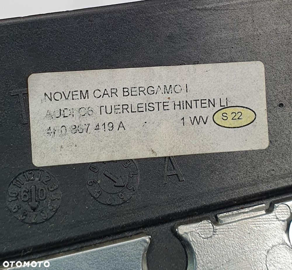 LISTWA OZDOBNA DEKOR DRZWI LEWY TYŁ AUDI A6 C6 - 5