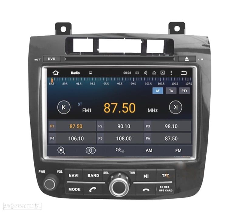 AUTO RÁDIO DVD GPS ANDROID 10 PARA VOLKSWAGEN VW TOUAREG 2010- - 3