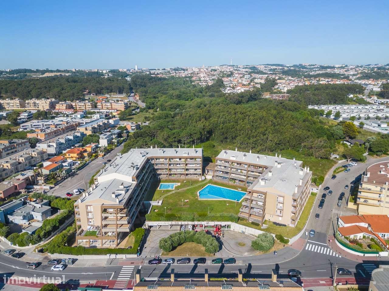 Apartamento T1 - Condomínio Fechado - Praia da Madalena - Grande imagem: 3/37