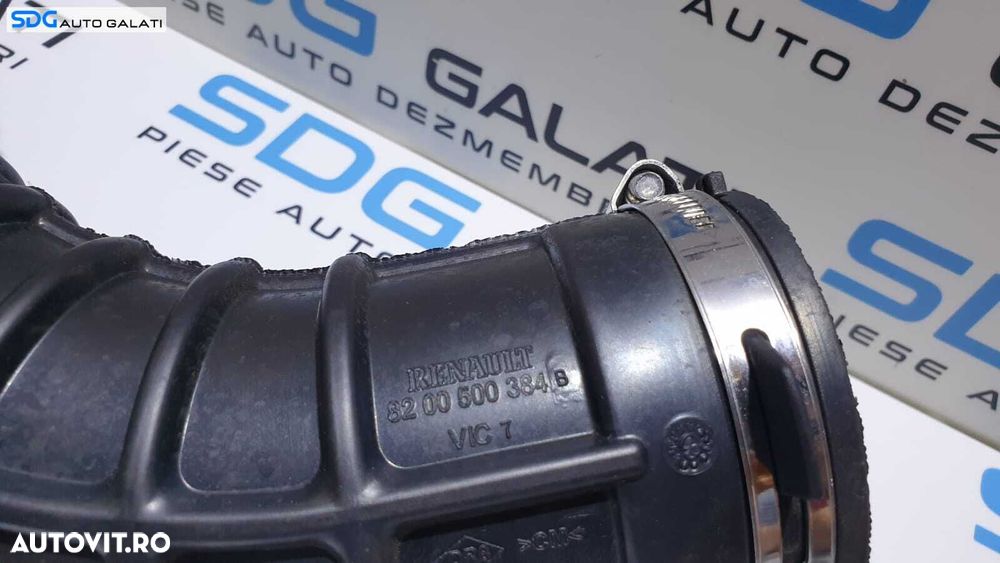 Furtun Conducta Tub Tubulatura Aer Radiator Intercooler Turbo Turbina Turbosuflanta Renault Megane 3 1.5 DCI 2008 - 2015 Cod 8200500384 8200500384B - 5